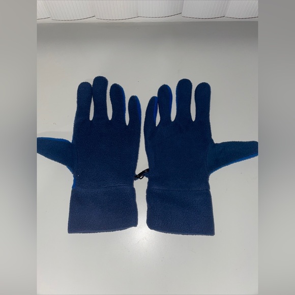 Ski Dubai Blue  Gloves Size Medium Unisex Fleece Ski Gloves - Picture 6 of 8